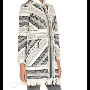 Rebecca Taylor Artisan Fringe Coat NWT SZ 4